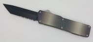 Lightning Supreme Camouflage D/A OTF Automatic Knife Tanto Point Black Serrated