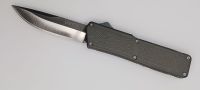 Lightning Supreme Gray D/A OTF Automatic Knife Drop Point Satin Plain