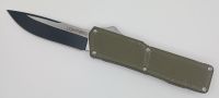 Lightning Supreme OD Green D/A OTF Automatic Knife Drop Point Two Tone Plain