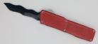 Lightning Supreme Red D/A OTF Automatic Knife Black Kriss