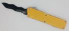 Lightning Supreme Yellow D/A OTF Automatic Knife Kriss Point Black Blade