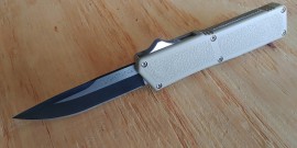 Lightning Tan D/A OTF Automatic Knife Two Tone Drop Point