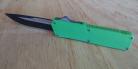 Lightning Zombie Green D/A OTF Automatic Knife Black 2 Tone