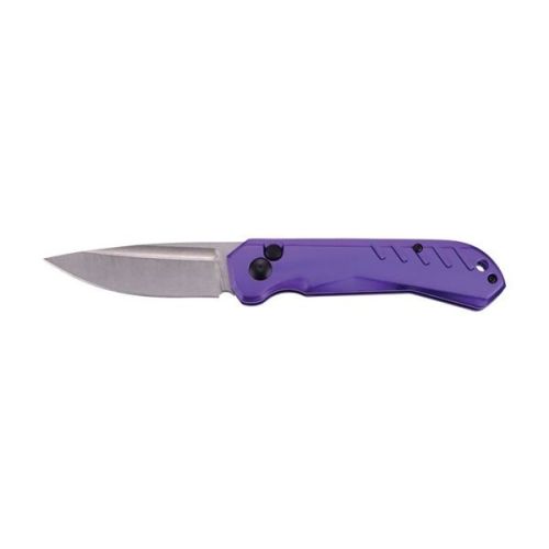 8" Overall Purple Clip Point Blade Switchblade Automatic Pocket Knife