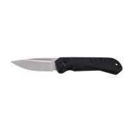8" Lightweight CNC Machined Plain Black Switchblade Stonewash Blade