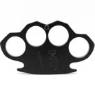 Lucky 13 Black Brass Knuckles Belt Buckle Paperweight