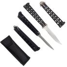 Master Flip Heavy Duty Black Butterfly Knife