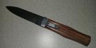 Mikov Predator 241 Wood Lever Lock Automatic Knife Black Dagger