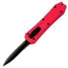 Mini Coffin 5" Pink D/A OTF Automatic Knife Black Dagger