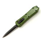 5" Mini Coffin Army Green D/A OTF Automatic Knife Black Dagger