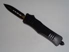 Mini Delta Force Black Automatic Knife Black Dagger