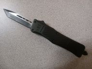 Mini Delta Force D/A OTF Black Automatic Knife Two Tone Tanto