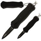 Mini Demon Black D/A OTF Automatic Knife Two Tone Dagger