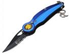 Mini Feather Automatic Knife Blue