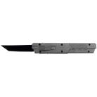 Mini Future Gray D/A OTF Automatic Knife Black Tanto