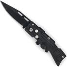 Mini Machine Gun Automatic Knife Black 6.5"
