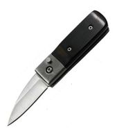 Mini Pakka Wood Automatic Knife Black