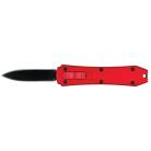 Protector Mini D/A OTF Keychain Automatic Knife Red