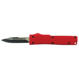 Protector Mini Red D/A OTF Keychain Automatic Knife