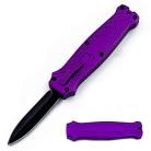 Mini Switchblade Purple D/A OTF Automatic Knife Black Dagger