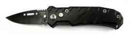 Mini Tactics Automatic Knife Black