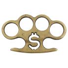 Money Brass Knuckles Paperweight