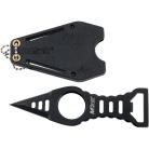 Mtech USA 4.45 Inch Black Spear Point Bottle Opener Neck Knife