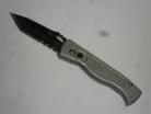 New Old Stock Gold Automatic Knife Tanto Serrated