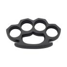 Open Palm 5 Ounce Black Brass Knuckles Paperweight