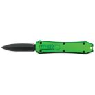 Out The Front OTF Keychain Automatic Knife Green - 1.87" Dagger