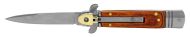 Palm Pal Wood Lever Lock Automatic Knife