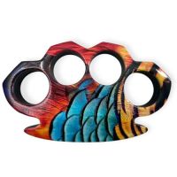 Pheasant Bird Wing Brass Knuckles Paper Weight