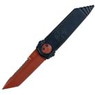 Paragon Dredd Lock Black Gravity Knife Black Red Tanto Top Serrated