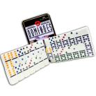 Perrini Double 9 Dominoes Game Set Colored Dots 55 PC
