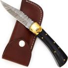Playing Dirty Turkish Clip Point Automatic Switchblade Lever Lock Knife Micarta