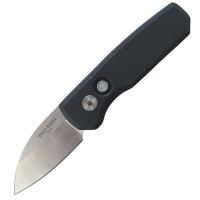 Pro-Tech Runt 5 Automatic Knife Black Wharncliffe WPB (1.96" Satin)