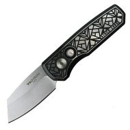 Pro-Tech Runt 5 Automatic Knife Reverse Tanto Black Nexus