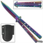 Steel Rainbow 9" Balisong Butterfly Knife