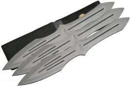 Rite Edge 3 Piece Satin Throwing Knives Set 10 inch