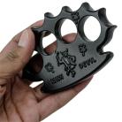 Robbie Dalton Global Black Irish Devil Brass Knuckle Buckle Paperweight