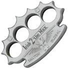 Robbie Dalton Global Silver Irish 2 the Max Brass Knuckle Paperweight