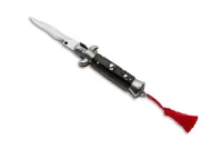 SKM 4.65" Buffalo Horn Stiletto Automatic Knife Kris