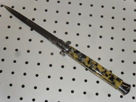 SKM/AB 13 inch Italian Stiletto Mosaic Bayo Automatic Knife