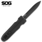 SOG Pentagon Blackout D/A OTF Automatic Knife Black Dagger