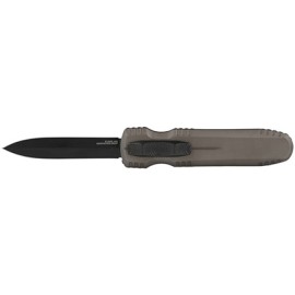 SOG Pentagon Flat Dark Earth D/A OTF Automatic Knife Black Spear Point