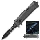 Schrade Viper OTF Assisted Opening Knife Double Serrated Dagger