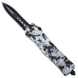 Scorpion D/A OTF Automatic Knife Urban Camo Dagger