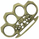 Skulls Antique Brass Knuckles Belt Buckle Paperweight