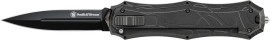 Smith And Wesson Assist OTF Knife Finger Actuator Black Spear