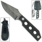 Smoke Screen Tactical Boot Neck Knife